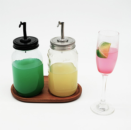 Glass Mason Jar Oil Dispenser