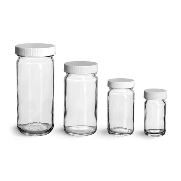 Clear Tall Cylinder Glass Paragon Jar with 58mm Metal Lug