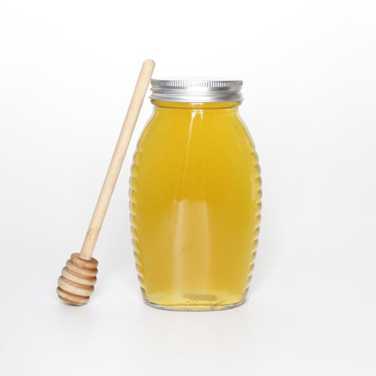 Clear Queenline Honey Jar 330ml 660ml With Screw Lid