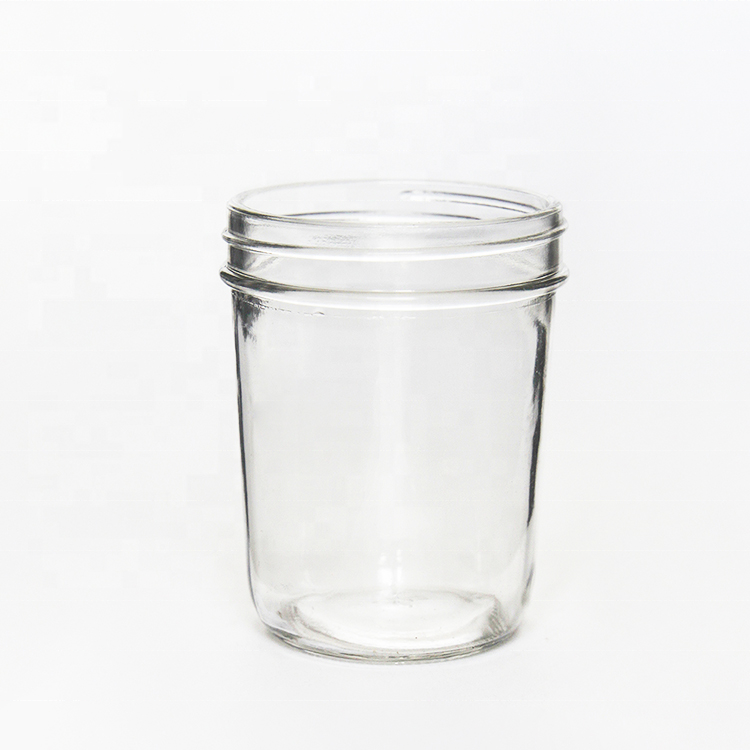 Clear Glass Mason Jar with 86MM Metal Lid