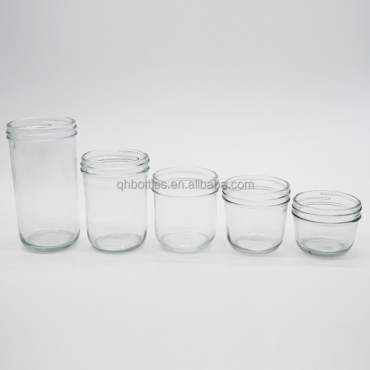 etúHOME Clear Glass Mason Jar