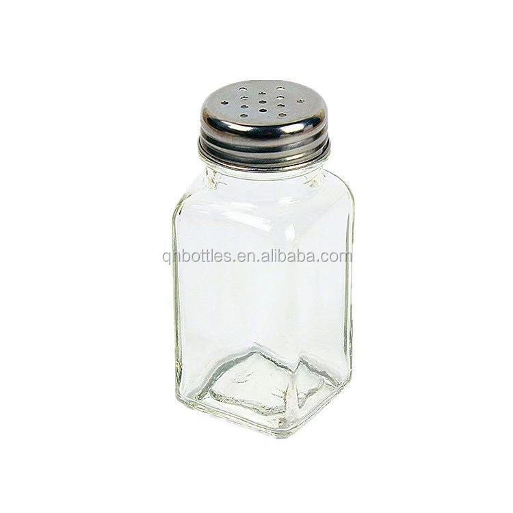 Spice Glass Bottle with Shaker Lid in Kitchen