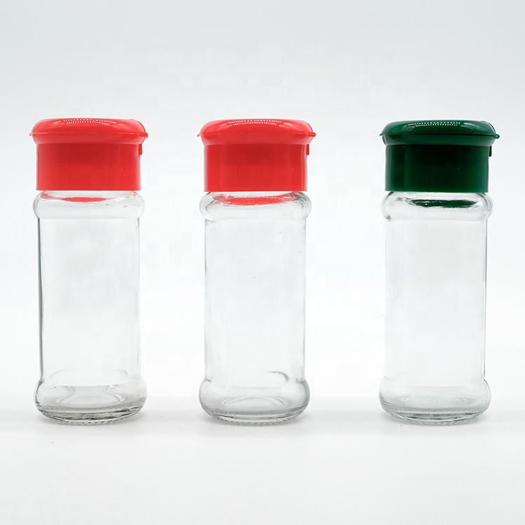 Spice Glass Bottle with Shaker Lid in Kitchen