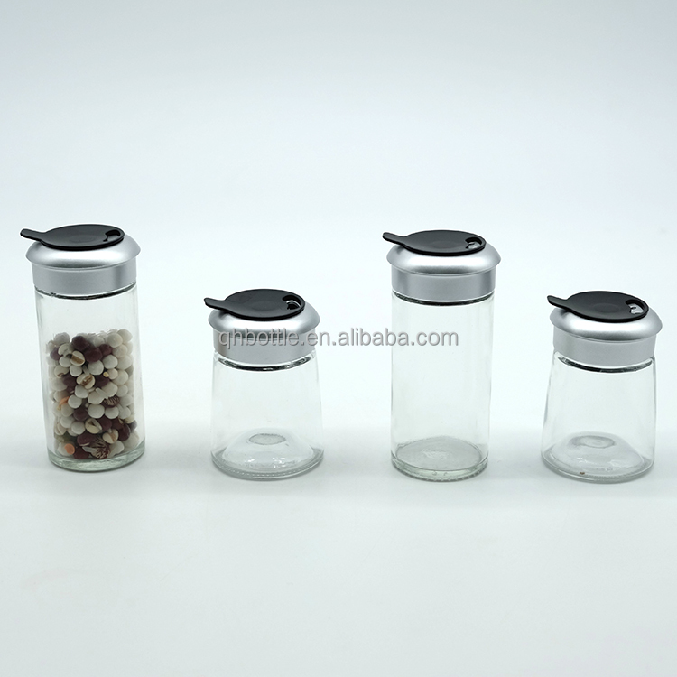 Spice Glass Bottle with Shaker Lid in Kitchen