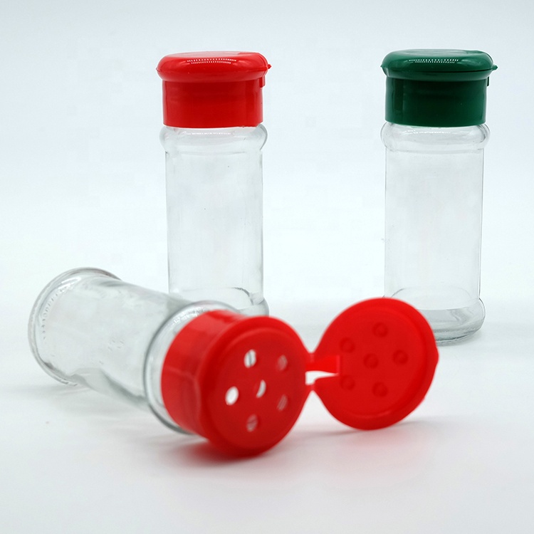 Spice Glass Bottle with Shaker Lid in Kitchen