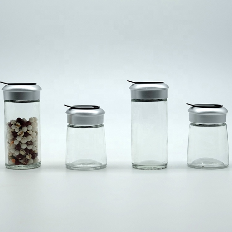 Spice Glass Bottle with Shaker Lid in Kitchen