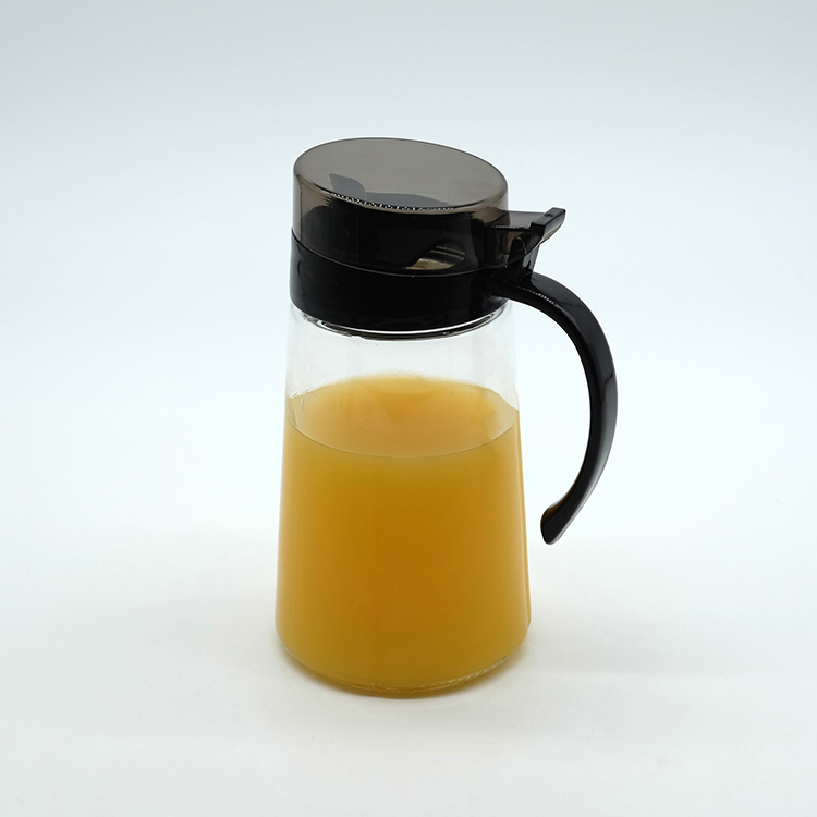 Flint Glass Jar Bottle with Pour Lid for Food Oil