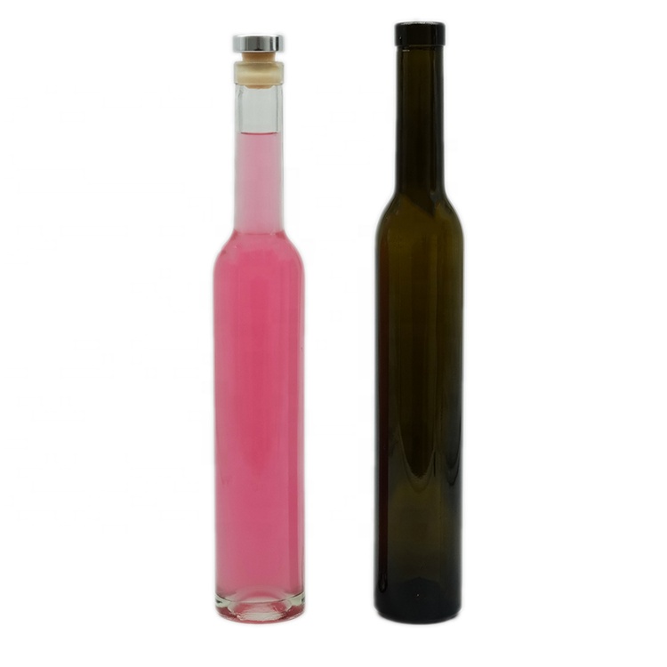 Full Size Glass Red Wine Bottles with Cork