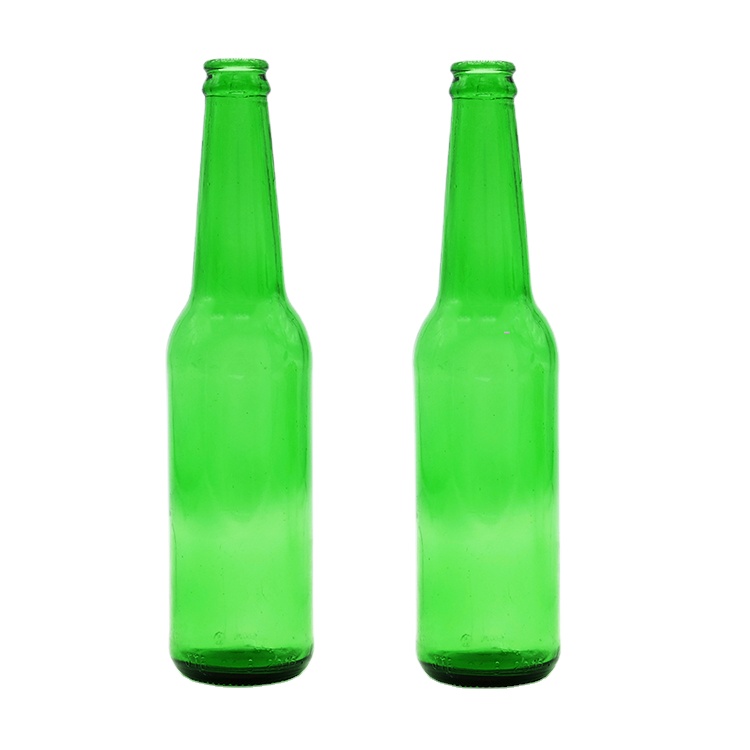 Various Size Clear Blue Amber Brown Glass Beer Bottles in Stock