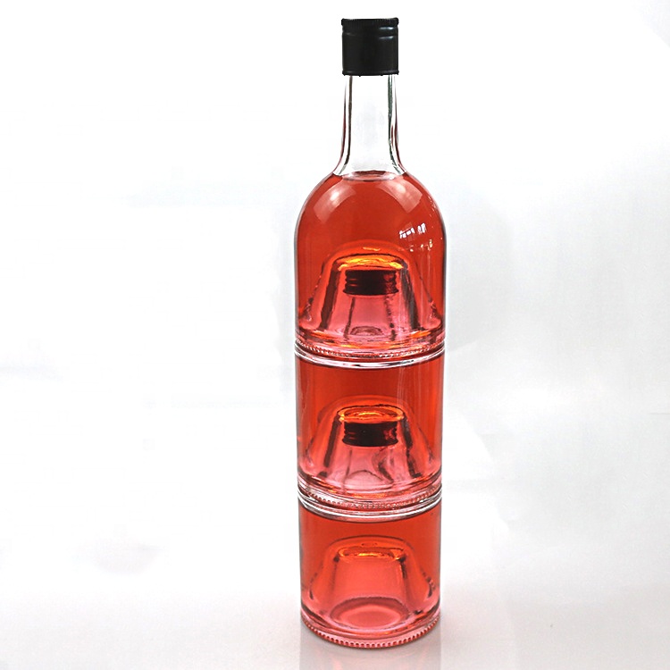 Different Luxury Glass Bottles for Liquid Spirit Whiskey