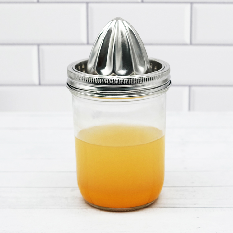 Wide Mouth Stainless Steel Juicer Lid For Mason Jars