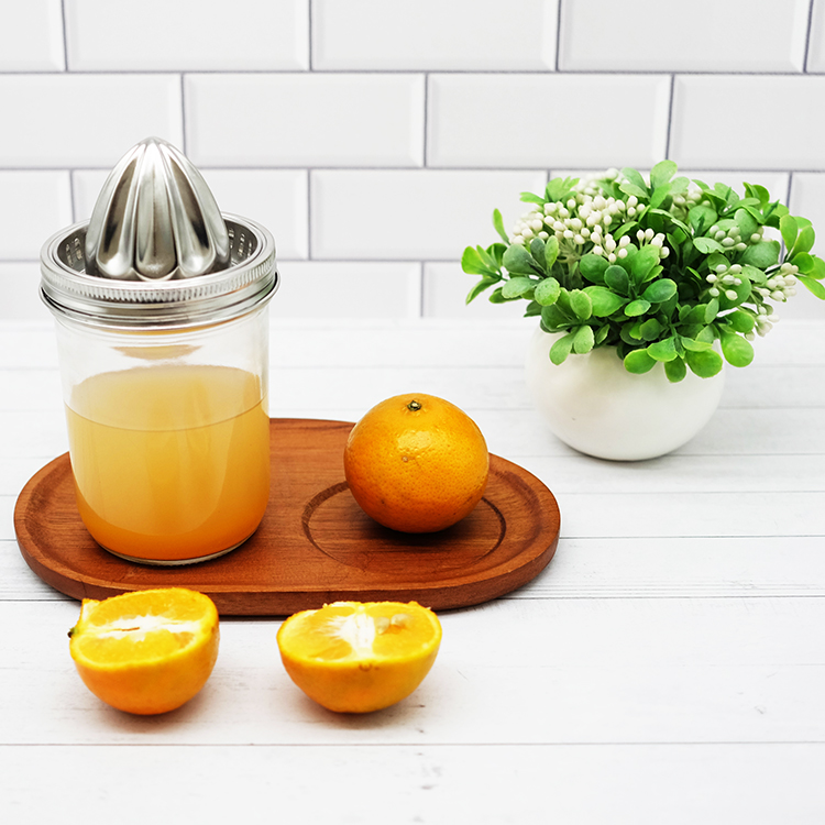 Wide Mouth Stainless Steel Juicer Lid For Mason Jars