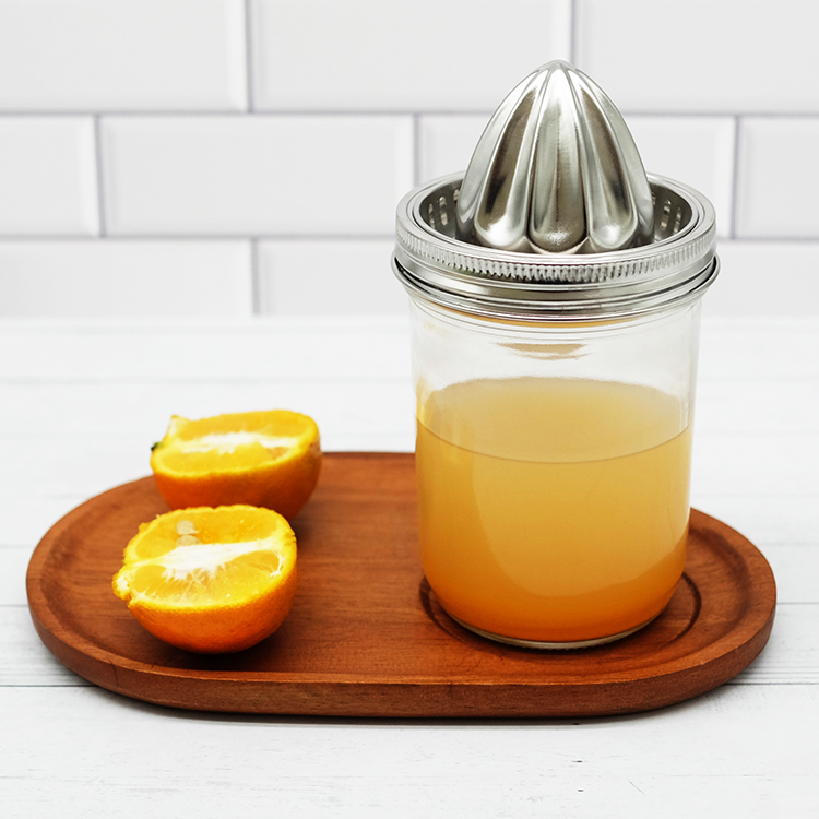 Wide Mouth Stainless Steel Juicer Lid For Mason Jars