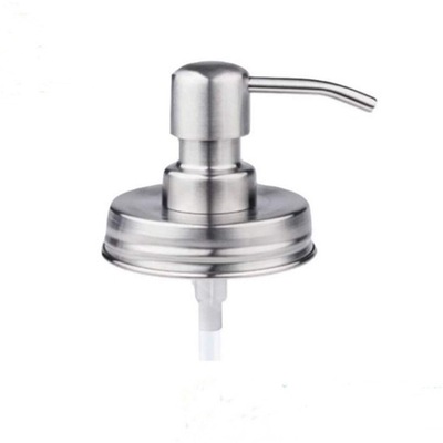 Mason Jar Liquid Soap Dispenser Lids Pumps Replacement for Hand Stainless Steel Rustproof Leak-proof for Regular Mouth Size