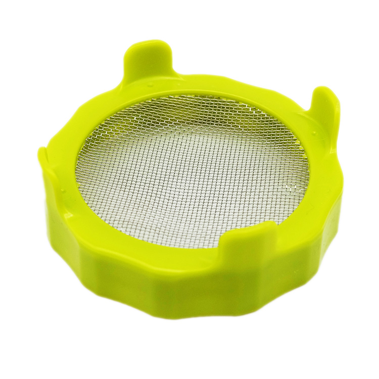 Plastic Sprouting Lids Bean Sprout Jar Lid Strainer Tops Fit for Wide Mouth Mason Canning Jars