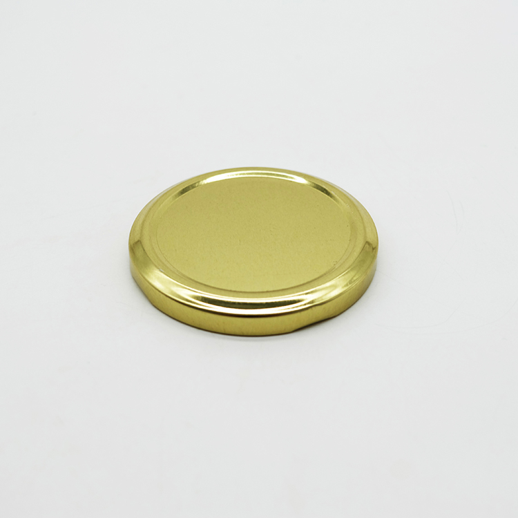 Glass Bottle Round Gold Red Twist Off Metal Lug Cap 30 38 43 48 53 58 63 66 70 82MM For Glass Bottle