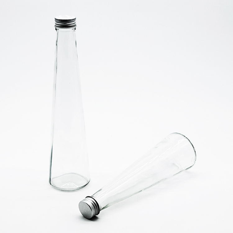 250ml 330ml Glass Connical Flask For Juice Beverage