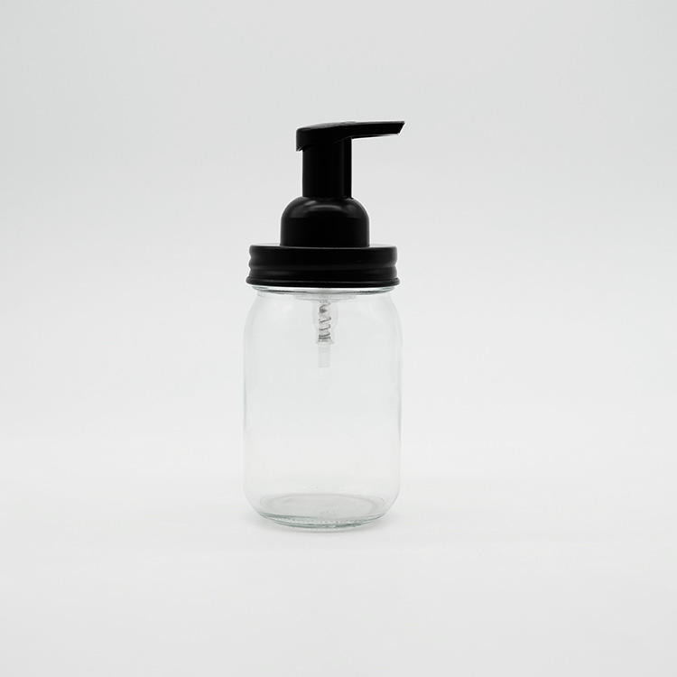 Mason Jar Foaming Soap Dispenser Rustproof Stainless Steel Lid/BPA Free Foam Pump