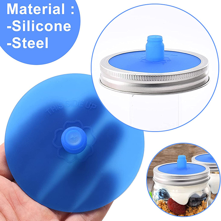 Waterless Airlock Fermentation Lids Suitable For 86MM  mason jar