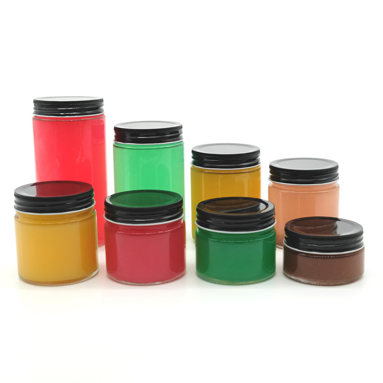 70mm Wide Mouth Glass Clear Jar with Metal Lid