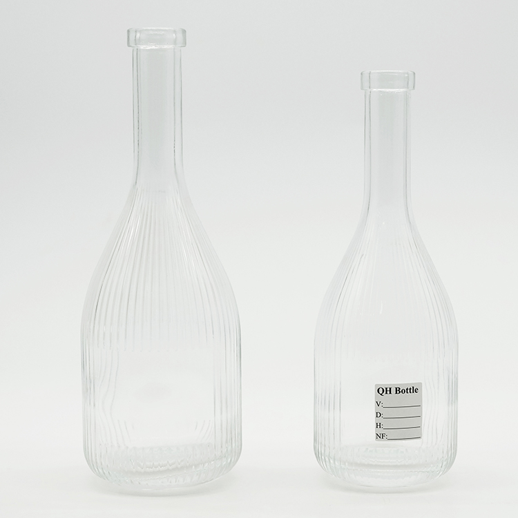 Clear Various Shape Glass Juice Bottle with No-leak Cap